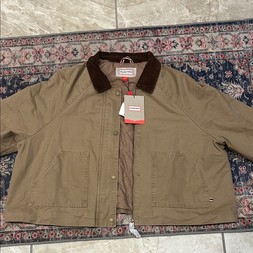 Hunter Brown Jacket with Dark Brown Collar
